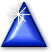 clarion blue triangle icon