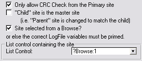 TPL CRC Check Control screenshot