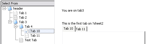 TabTree Example in an Application
