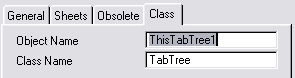 Control Template - Class tab